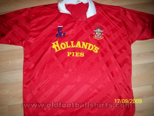 Accrington Stanley Home football shirt 1995 - 1996