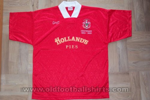 Accrington Stanley Home football shirt 1992 - 1994