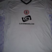 Accrington Stanley Home φανέλα ποδόσφαιρου 2011 - 2013 sponsored by Cleverboxes.com