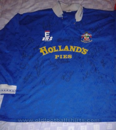 Accrington Stanley Μακριά φανέλα ποδόσφαιρου 1995 - 1996