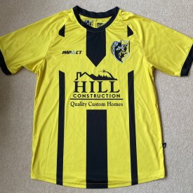 Hayward United Home football shirt 2019 - 2020 sponsored by Hill Construction