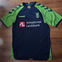 Brondby Home Fußball-Trikots 2017 - 2018 sponsored by Arbejdernes Landsbank