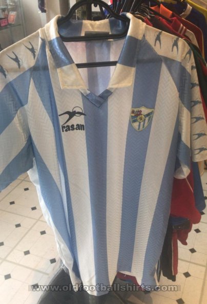 Malaga Home football shirt 1987 - 1989