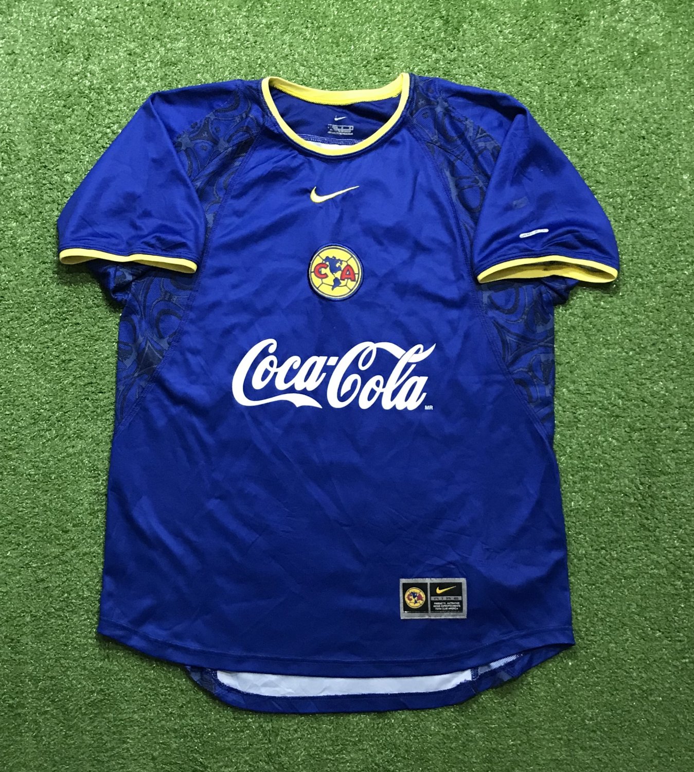 Club America Away football shirt 2002 - 2003. Sponsored by Coca Cola