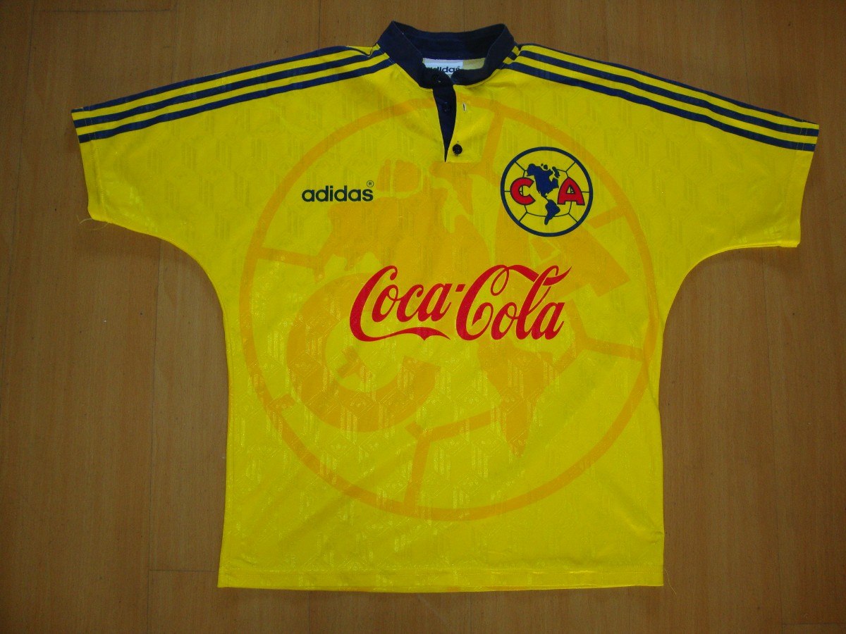 Club America Home Football Shirt 1996 1997 Sponsored By Coca Cola