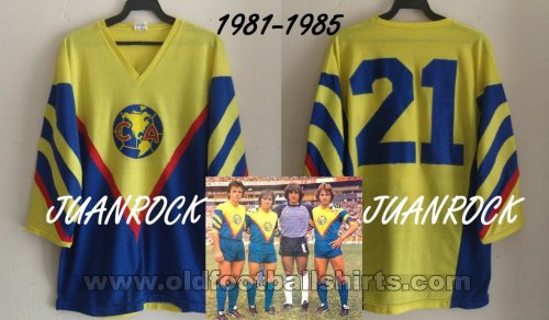 Club America Away football shirt 1981 - 1985