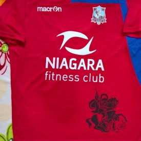 Sfântul Gheorghe Suruceni Home football shirt 2018 - 2020 sponsored by Niagara Fitness Club