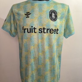New Amsterdam FC Home football shirt 2021 sponsored by Fruit Street