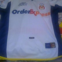 Atlético Morelia Dış Saha futbol forması 2000 - 2001 sponsored by Orderexpress