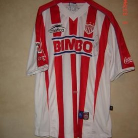 Necaxa Home football shirt 2001 sponsored by Bimbo