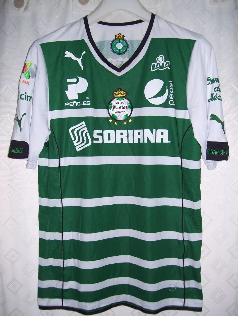 Santos Laguna Home football shirt Sponsored Soriana