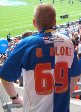 Maillot Bristol Rovers Domicile 1992/93 Adulte Petit (S) – Spall, Neuf