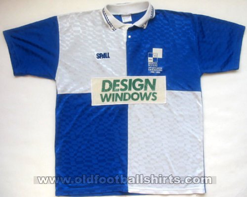 Bristol Rovers Home football shirt 1991 - 1992