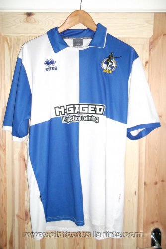 Bristol Rovers Home football shirt 2009 - 2010