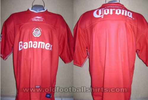 Toluca Home maglia di calcio 2001 - 2002