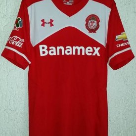 Toluca Home football shirt 2015 - 2016 sponsored by Banamex