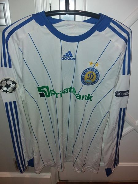 DYNAMO KIEV Trikot Home Gr L Privat Bank 2009-2010 Jersey Player Shirt Ukraine 