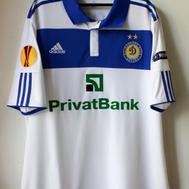 Dynamo Kiev Home football shirt 2010 - 2012 sponsored by PrivatBank