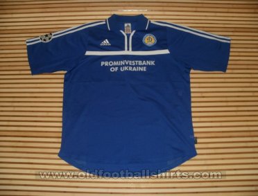 Dynamo Kiev Away football shirt 2001