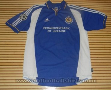 Dynamo Kiev Away football shirt 2001 - 2002