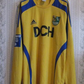 Metalist Kharkiv Home football shirt 2008 - 2010 sponsored by DCH