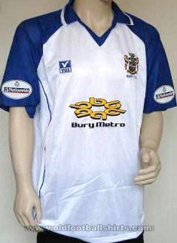Bury Home Maillot de foot 2002 - 2003