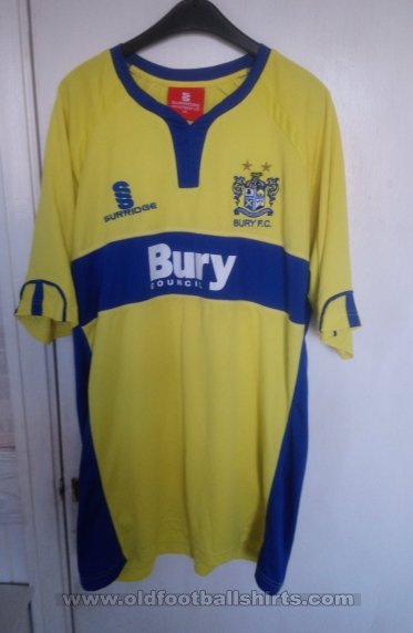 Bury Fora camisa de futebol 2012 - 2013