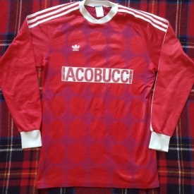 Dnipro Dnipropetrovsk Home football shirt 1988 - 1990 sponsored by Iacobucci
