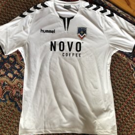 FC Denver Away football shirt (unknown year) sponsored by Novo Coffee