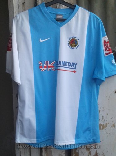 Chester FC Home φανέλα ποδόσφαιρου 2007 - 2008