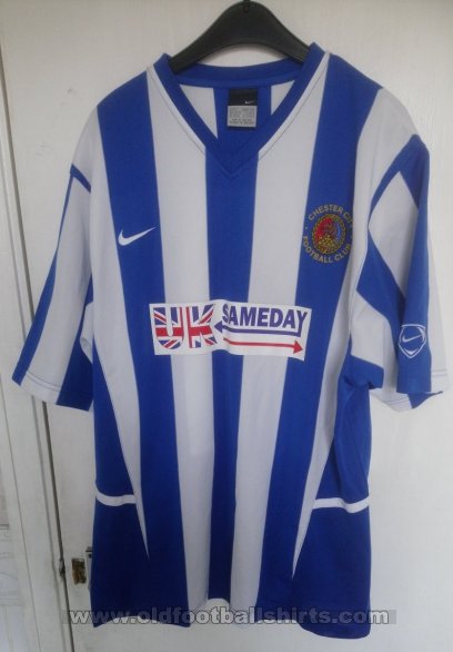 Chester FC Home Fußball-Trikots 2005 - 2007