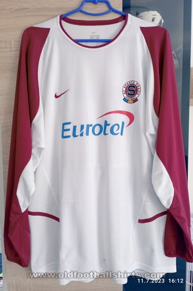 Sparta Praha Away football shirt 2002 - 2004