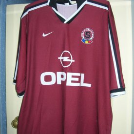 Sparta Praha Home football shirt 1998 - 2000 sponsored by Opel