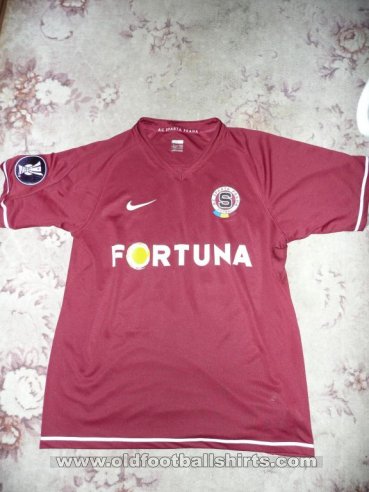 Sparta Praha Cup Shirt football shirt 2008 - 2009