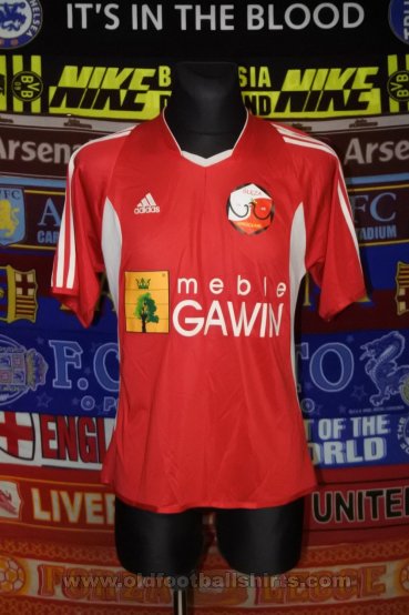 Ślęza Wrocław Home football shirt 2002 - 2003