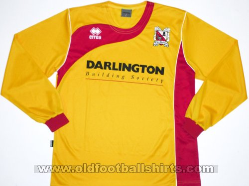 Darlington Away football shirt 2009 - 2010
