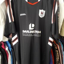 Darlington Home futbol forması 2005 - 2006 sponsored by Darlington Building Society