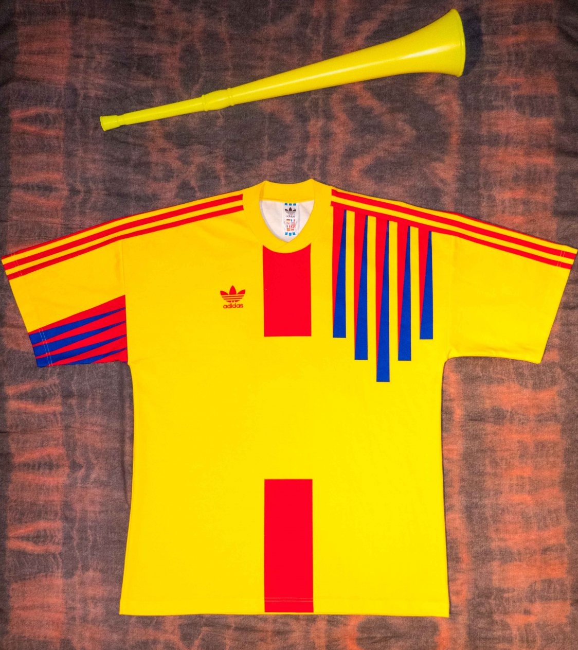 acquaintance saint chop Romania Home football shirt 1991 - 1992.