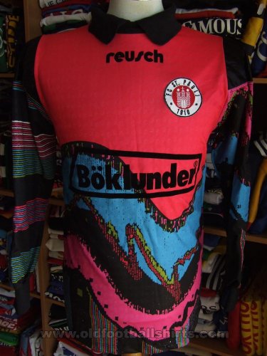 St Pauli Goalkeeper football shirt 1992 - 1993