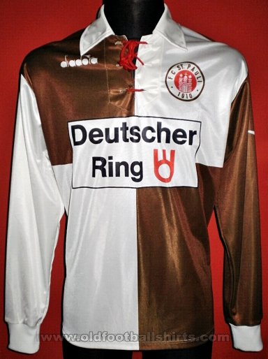 St Pauli Home football shirt 1991 - 1992
