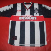 Grimsby Town Home football shirt 1998 sponsored by Dixon Motors