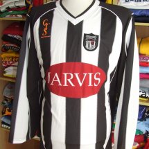 Grimsby Town Home football shirt 2003 - 2004 sponsored by Jarvis
