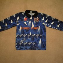 Grimsby Town Home football shirt 1996 - 1998 sponsored by Europe's Food Town