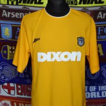 Grimsby Town Home football shirt 2002 - 2003 sponsored by Dixon
