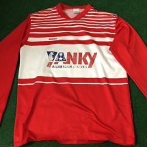 FC Emmen Home football shirt 1987 - 1988 sponsored by Yanky American Stores