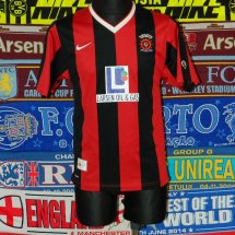 Hartlepool United Special football shirt 2007 - 2008 sponsored by Larsen Oil & Gas