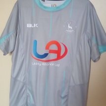 Hartlepool United Away football shirt 2017 - 2018 sponsored by Utility Alliance