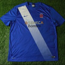 Hartlepool United Home football shirt 2015 - 2016 sponsored by Seneca Homes