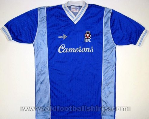 Hartlepool United Home football shirt 1989 - 1990