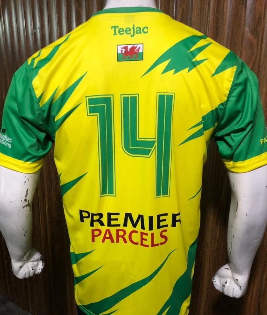 Nueva temporada Pentraeth FC Visitante Camiseta de Fútbol 2022 2023.
